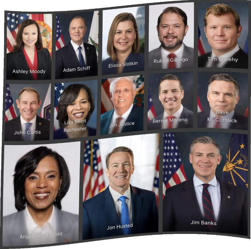 U.S. Senators 2025 Update